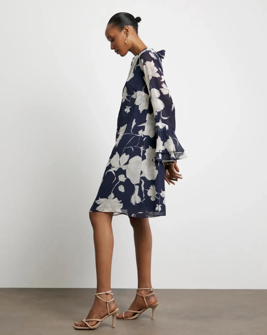 Joanna Hope Frill Sleeve Shift Dress