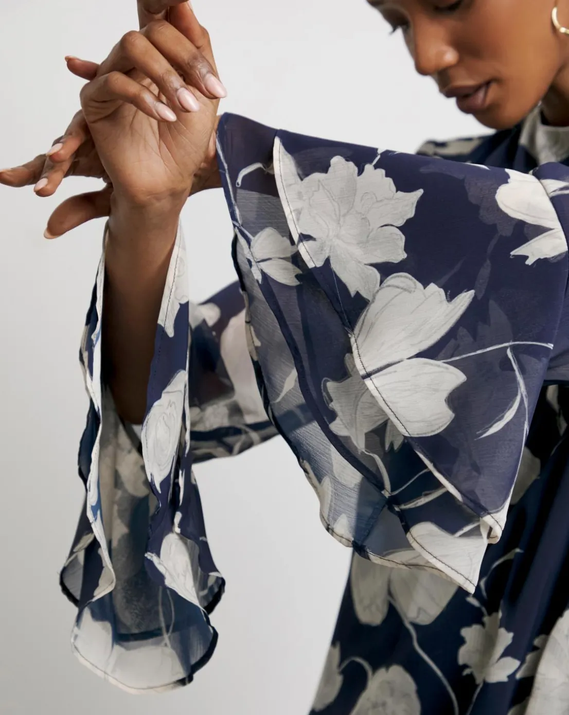 Joanna Hope Frill Sleeve Shift Dress