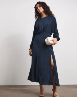 Joanna Hope Hammered Satin Dress