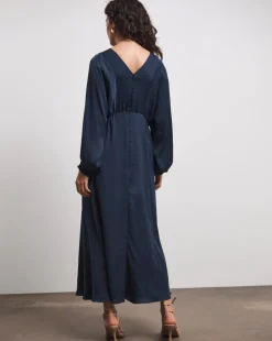 Joanna Hope Hammered Satin Dress