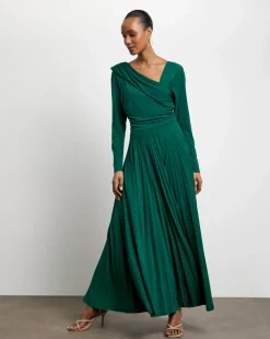 Joanna Hope Jersey Pleated Dress