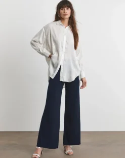 Joanna Hope Long Navy Palazzo Trouser