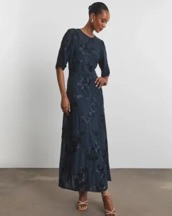 Joanna Hope MAGISCULPT Textured Mesh Dress