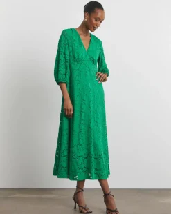 Joanna Hope Midi Lace Dress
