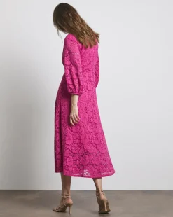 Joanna Hope Midi Lace Dress