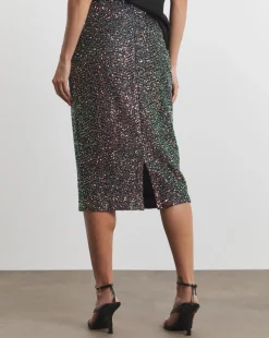 Joanna Hope Multi Sequin Midi Skirt
