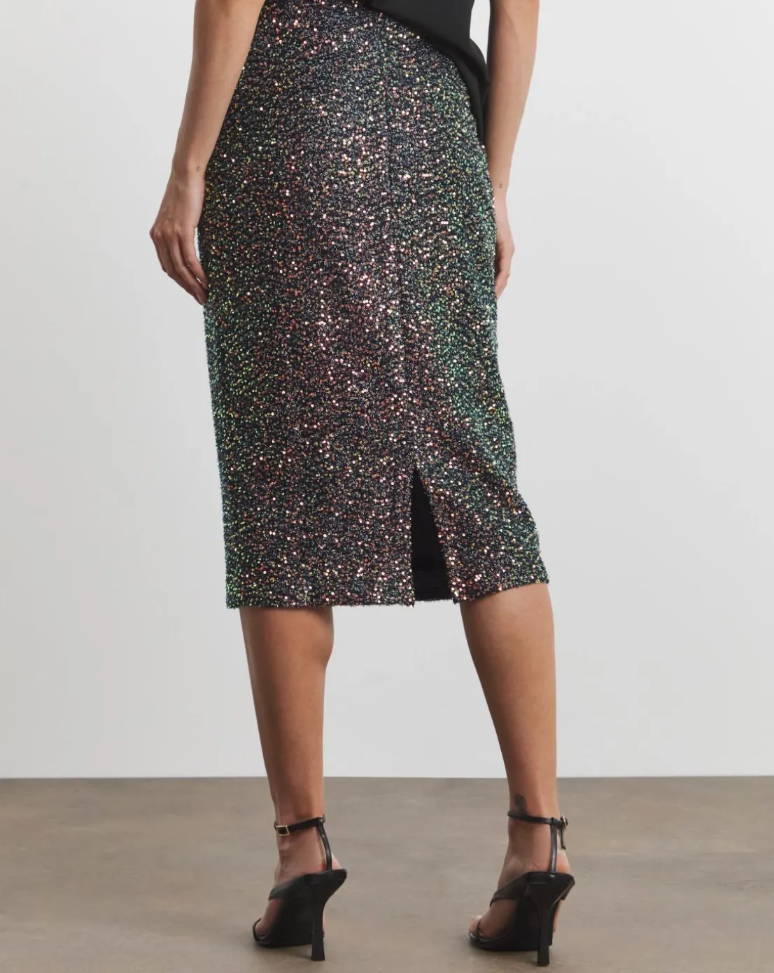 Joanna Hope Multi Sequin Midi Skirt