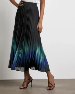Joanna Hope Ombre Pleated Skirt