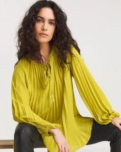 Joanna Hope Pleated Blouse