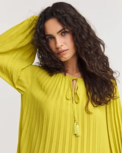 Joanna Hope Pleated Blouse
