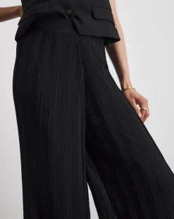 Joanna Hope Pleated Palazzo Chiffon Trouser