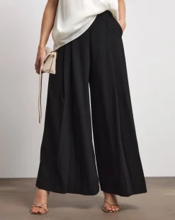 Joanna Hope Pleated Wide Leg Trousers