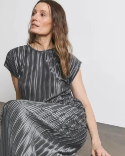 Joanna Hope Plisse Blouse