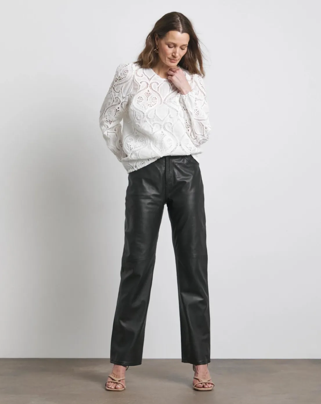 Joanna Hope Premium Broderie Blouse