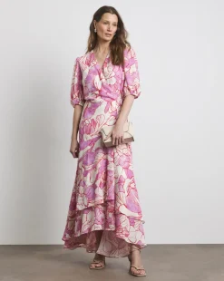 Joanna Hope Printed Wrap Dress