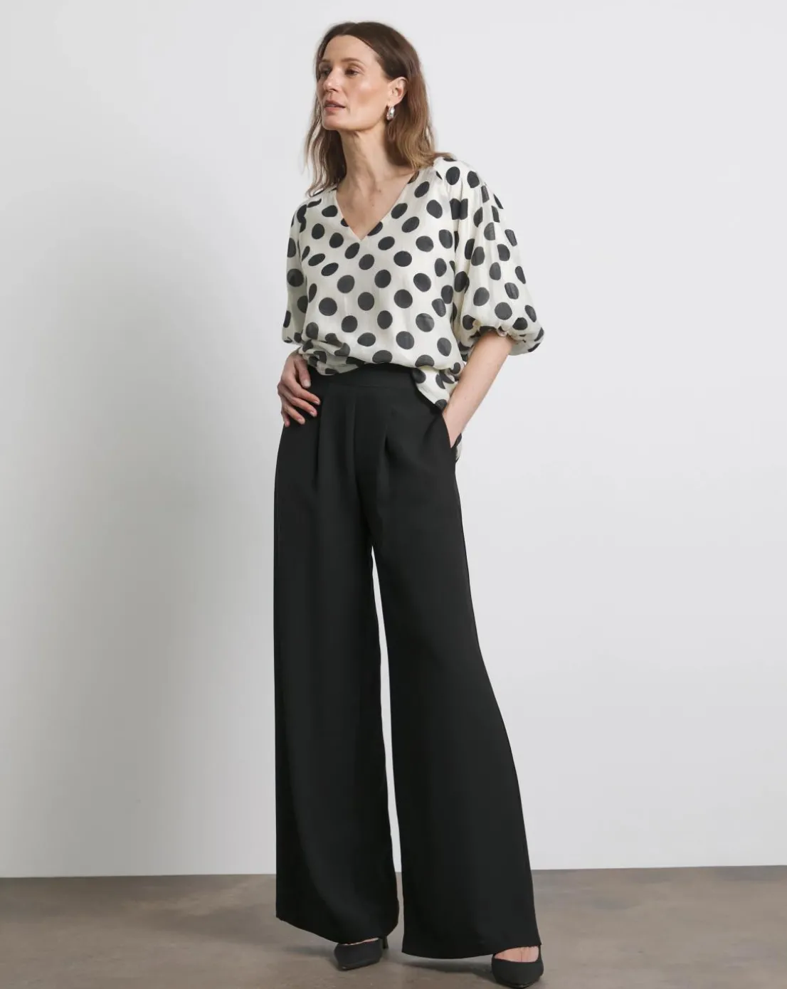 Joanna Hope Puff Sleeeve Blouse