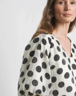 Joanna Hope Puff Sleeeve Blouse