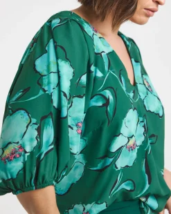 Joanna Hope Puff Sleeeve Blouse