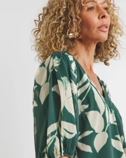 Joanna Hope Puff Sleeve Blouse