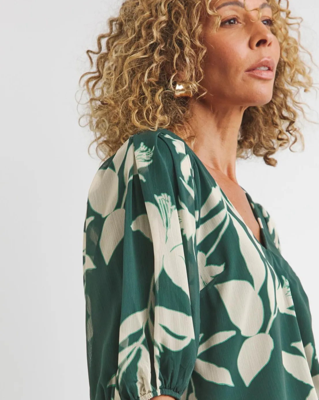 Joanna Hope Puff Sleeve Blouse