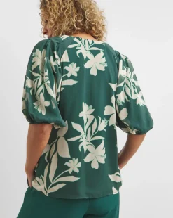Joanna Hope Puff Sleeve Blouse