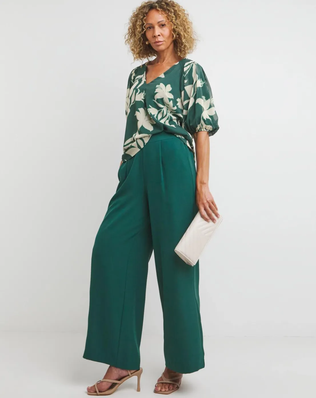 Joanna Hope Puff Sleeve Blouse