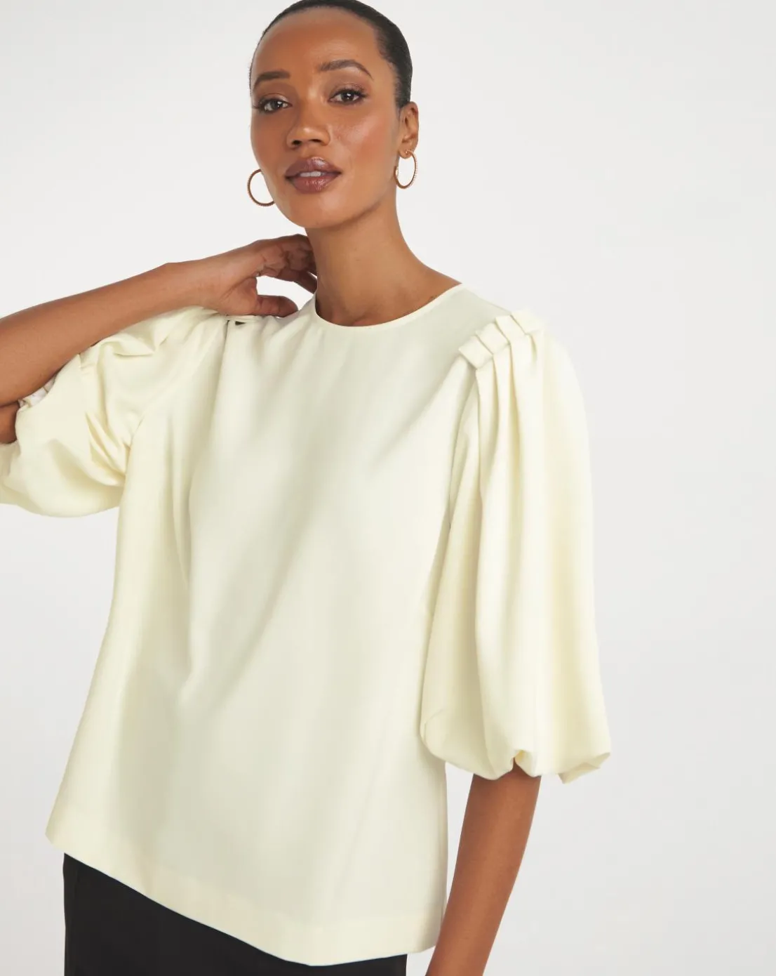 Joanna Hope Puff Sleeve Blouse