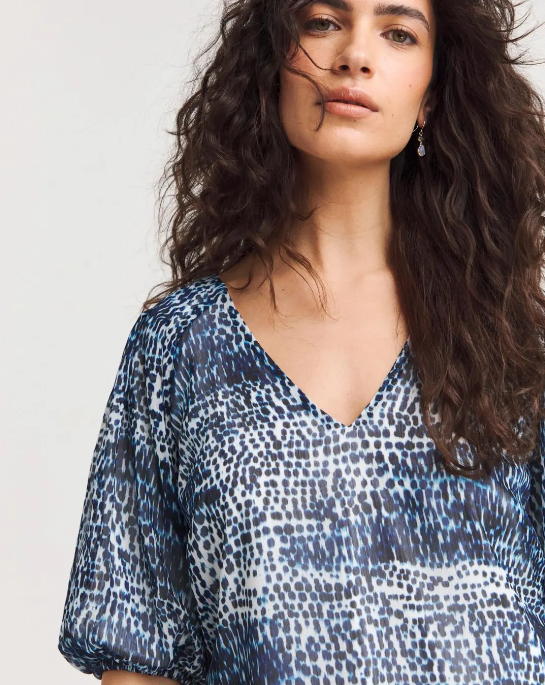 Joanna Hope Puff Sleeve Blouse