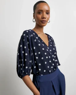 Joanna Hope Puff Sleeve Blouse