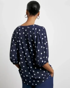 Joanna Hope Puff Sleeve Blouse