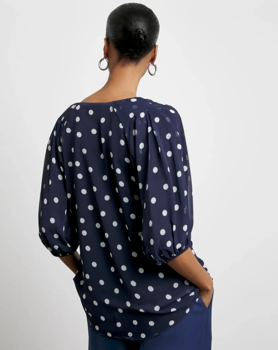 Joanna Hope Puff Sleeve Blouse