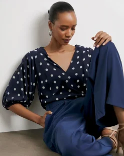 Joanna Hope Puff Sleeve Blouse