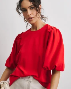 Joanna Hope Puff Sleeve Blouse