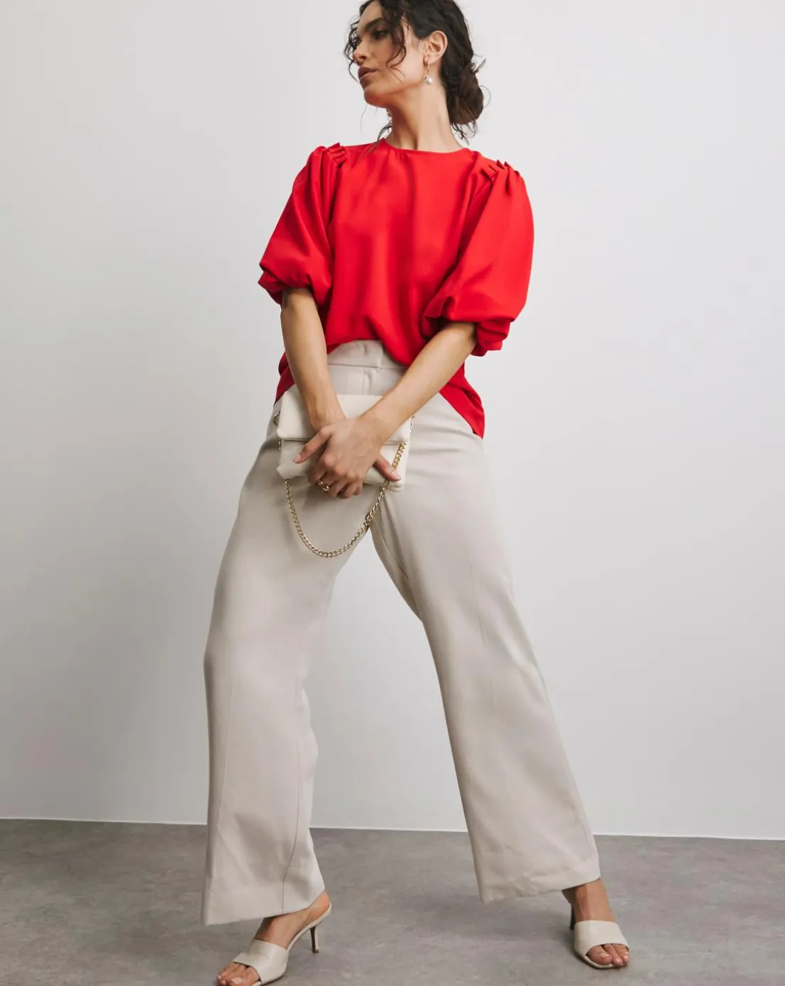 Joanna Hope Puff Sleeve Blouse