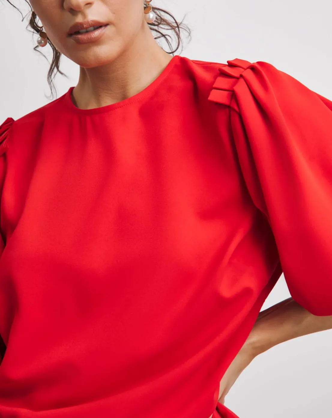 Joanna Hope Puff Sleeve Blouse