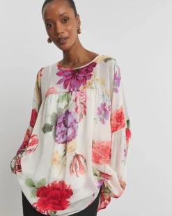 Joanna Hope Romantic Chiffon Blouse