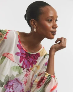 Joanna Hope Romantic Chiffon Blouse