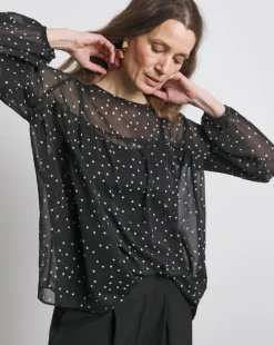 Joanna Hope Romantic Chiffon Blouse
