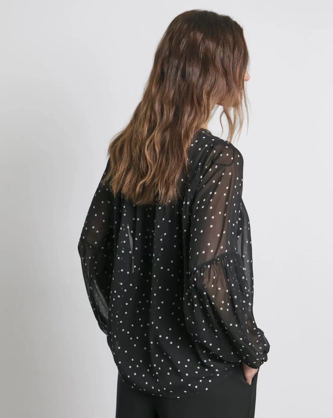 Joanna Hope Romantic Chiffon Blouse