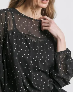 Joanna Hope Romantic Chiffon Blouse