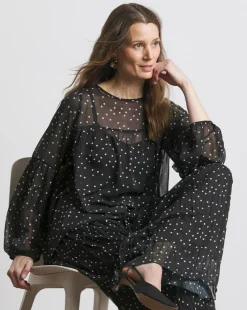 Joanna Hope Romantic Chiffon Blouse