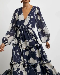 Joanna Hope Romantic Ruffle Dress