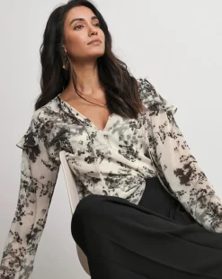 Joanna Hope Ruffle Blouse