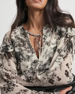 Joanna Hope Ruffle Blouse