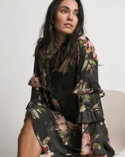 Joanna Hope Ruffle Shift Dress