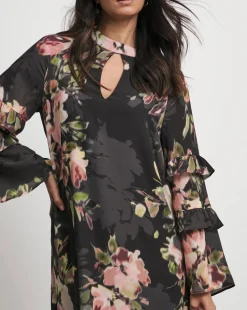 Joanna Hope Ruffle Shift Dress