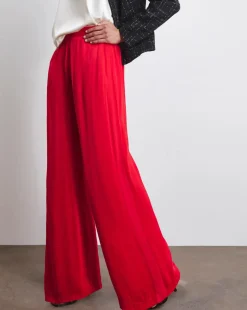 Joanna Hope Satin Wide Leg Trousers