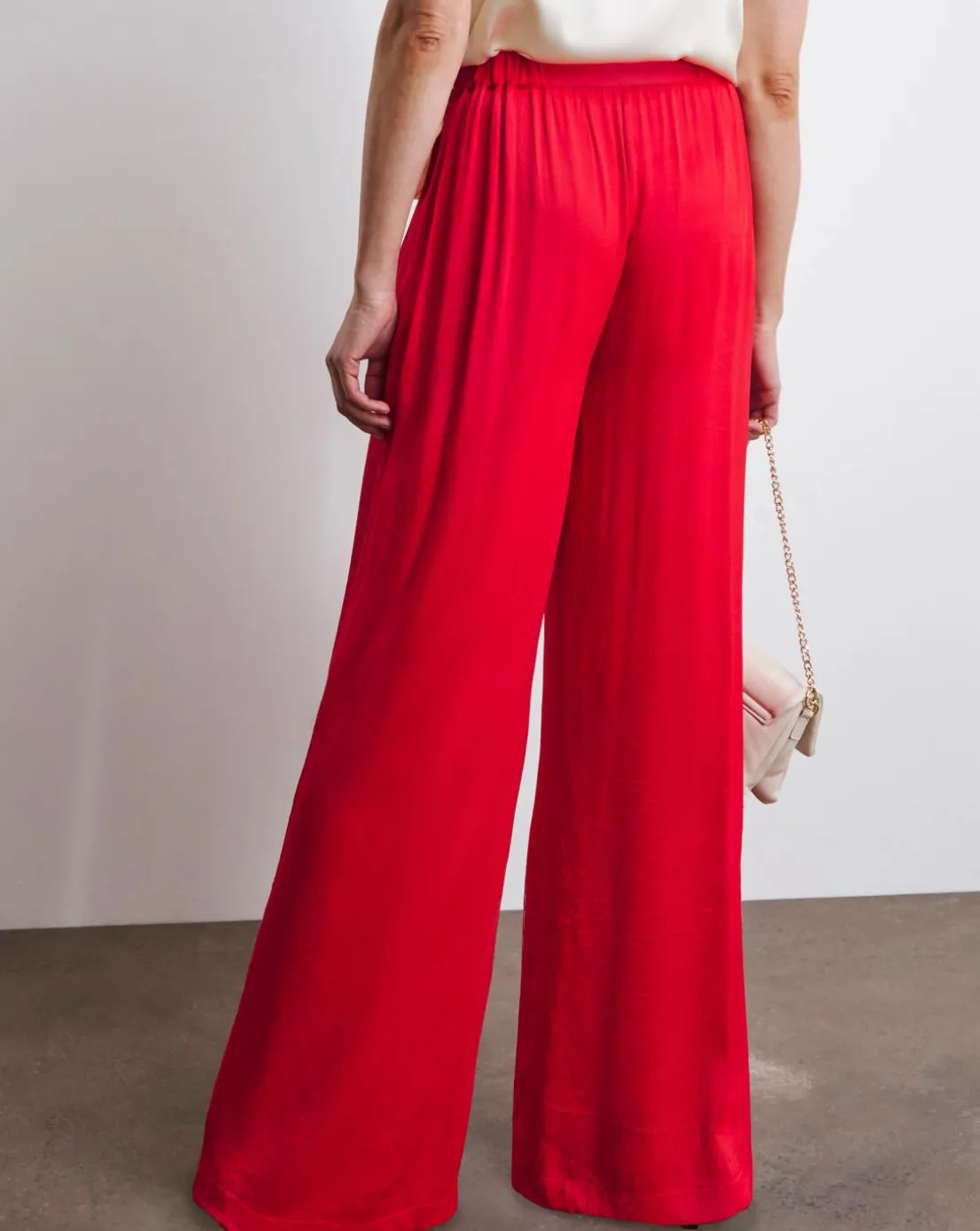 Joanna Hope Satin Wide Leg Trousers