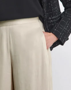 Joanna Hope Satin Wide Leg Trousers