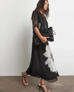 Joanna Hope Sequin Blouse